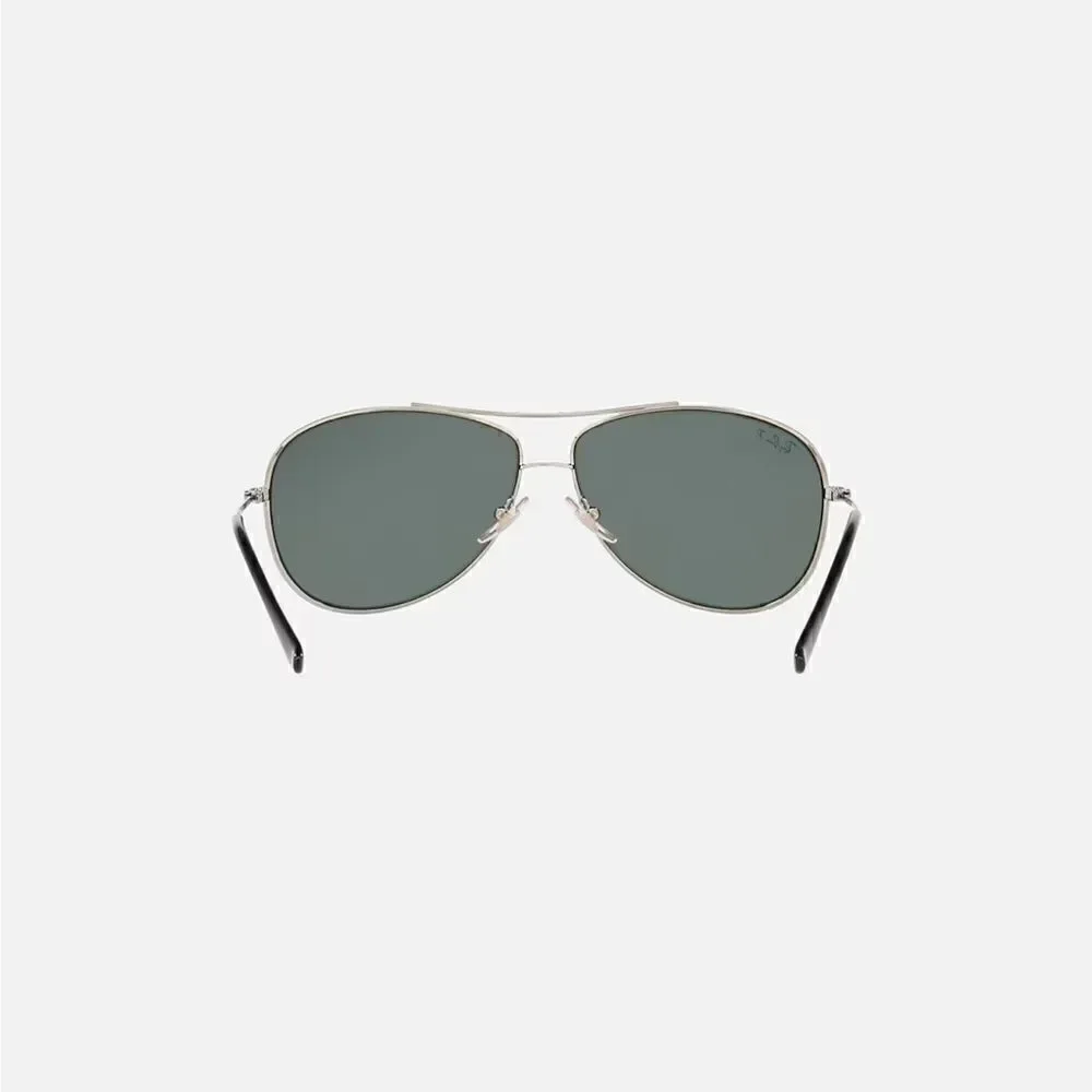 Ray Ban RB3293 Polarized Aviator Matte Gunmetal Reflective Sunglasses